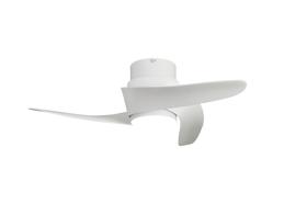 M9061  Groenland XS 79.5cm 30W LED Dimmable Ceiling Light With Built-In 24W DC Fan, 2700-5000K Remote Control, 2640lm, White